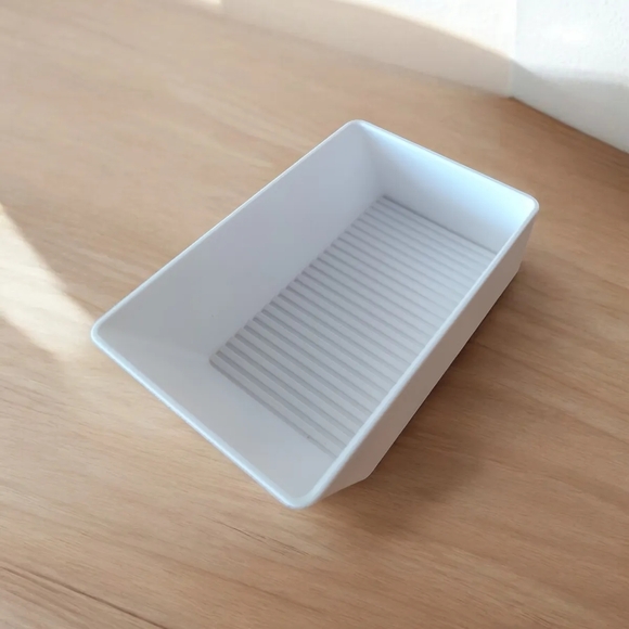 White Kitchen Storage Organizer Bins - Picture 2 of 4